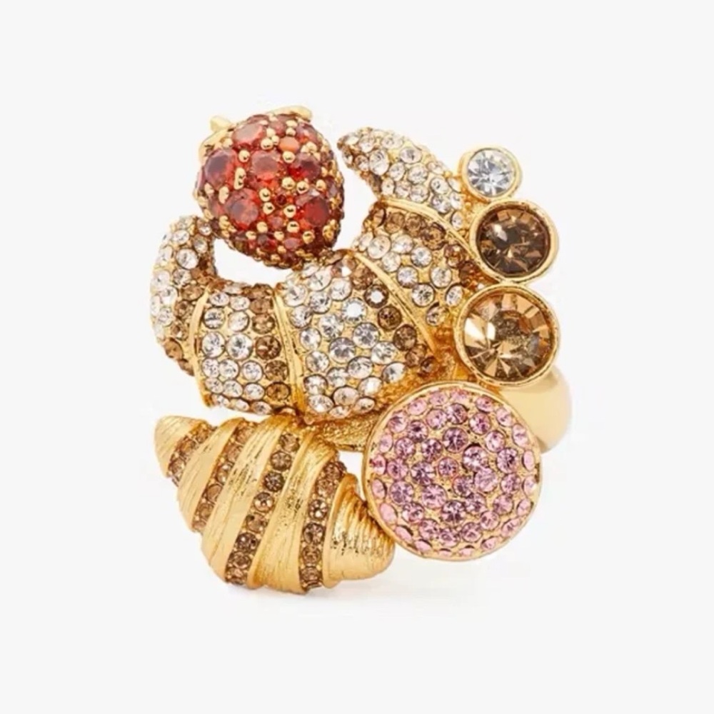 $128 Kate Spade Patisserie Statement Ring size 7 - Picture 5 of 5
